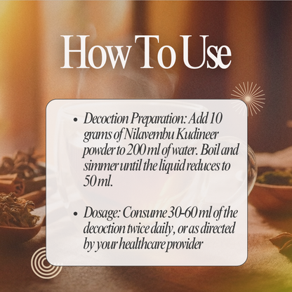 Nilavembu Kudineer – Traditional Siddha Herbal Blend for Immune Wellness