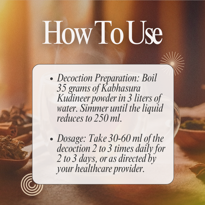 Kabhasura Kudineer – Traditional Siddha Herbal Blend for Immune Wellness