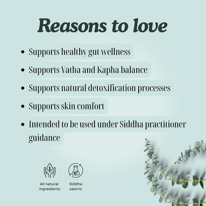 Linga Chenduram No.1: Traditional Siddha Mineral Formulation for Dosha Balance and Skin Wellness