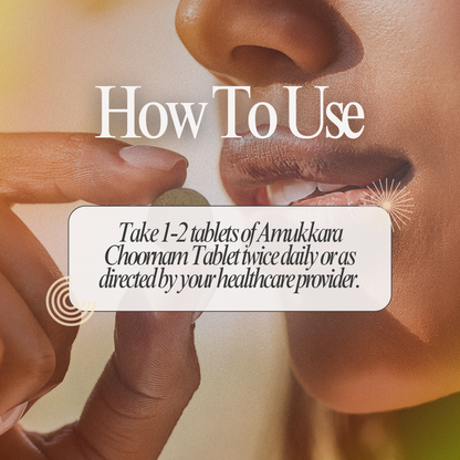 Amukkara Choornam Tablet: Ayurvedic Support for Energy, Immunity & Digestion