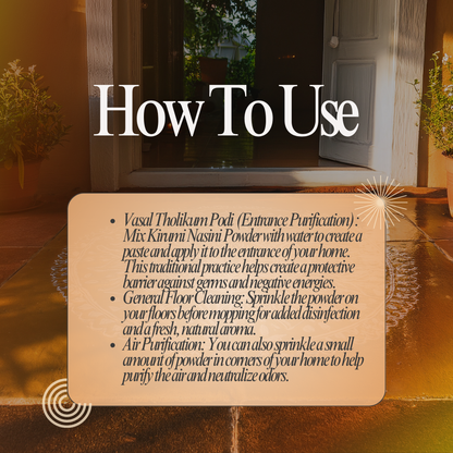 Kirumi Nasini Powder: Embrace Ancient Wisdom for a Naturally Protected Home