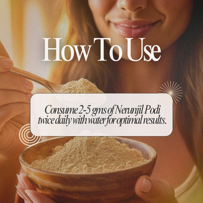 Nerunjil Podi: Traditional Herbal Support for Urinary Wellness and Vitality