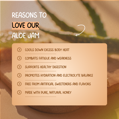 Cool Body Heat & Combat Fatigue with Aloe Vera Jam