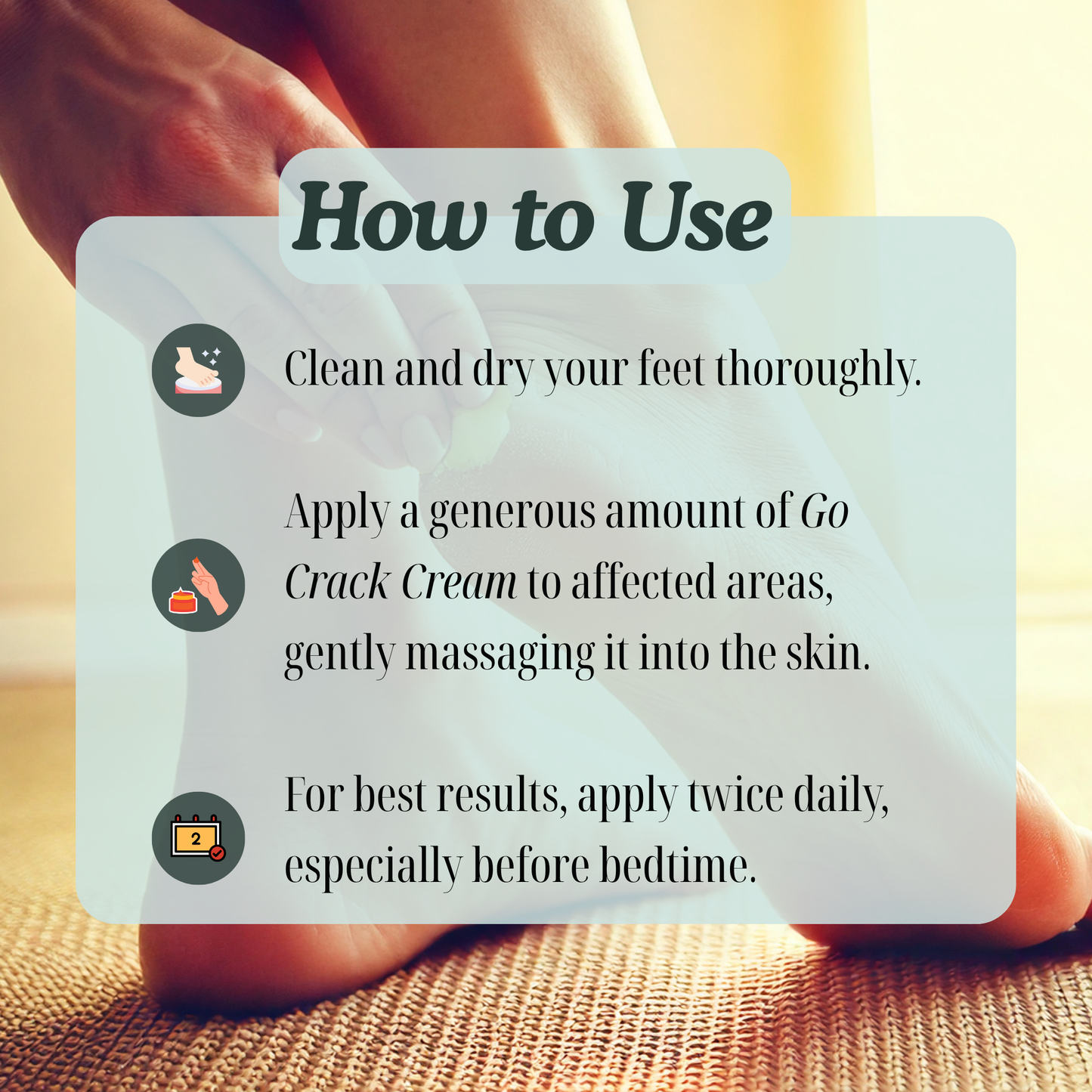 Go Crack Cream: Soothing Support for Cracked Heels and Dry Skin