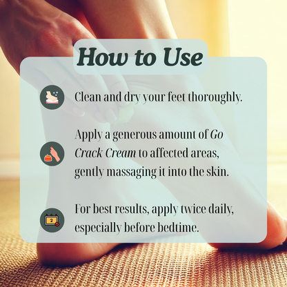 Go Crack Cream: Soothing Support for Cracked Heels and Dry Skin