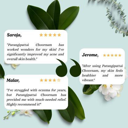 Parangipattai Choornam: Traditional Siddha Herbal Blend for Skin Wellness