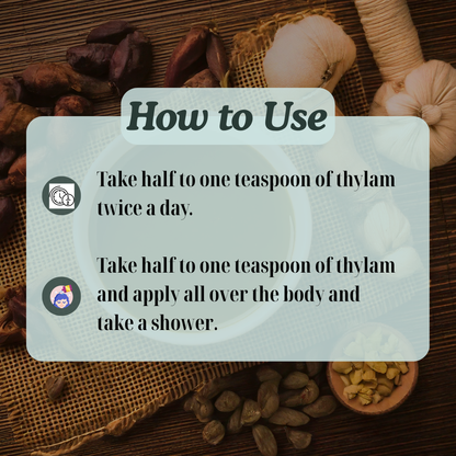 Kaiyan Thylam – Natural Siddha Support for Respiratory Comfort During Cold and Cough