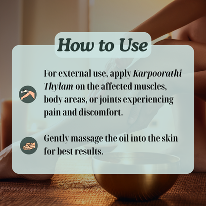 Karpoorathi Thylam: Natural Siddha Support for Muscle Comfort, Body Ease, and Breathing Comfort