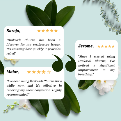 Draksadi Churna (Ay): A Natural Ayurvedic Blend for Respiratory and Digestive Health