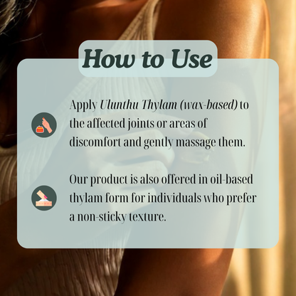 Ulunthu Thylam (wax-based): Natural Siddha Support for Joint Wellness & Nerve Comfort