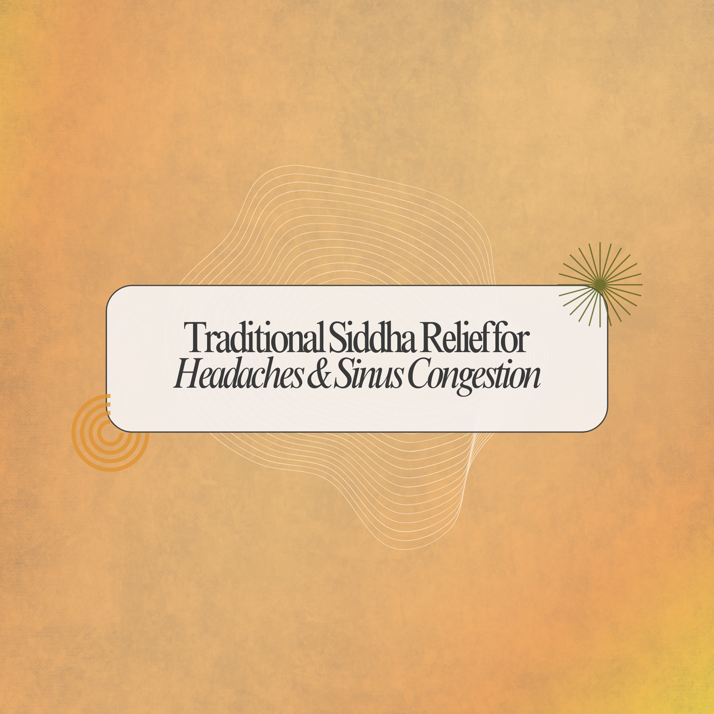Neerkovai Tablet: Traditional Siddha Support for Head Comfort & Sinus Wellness