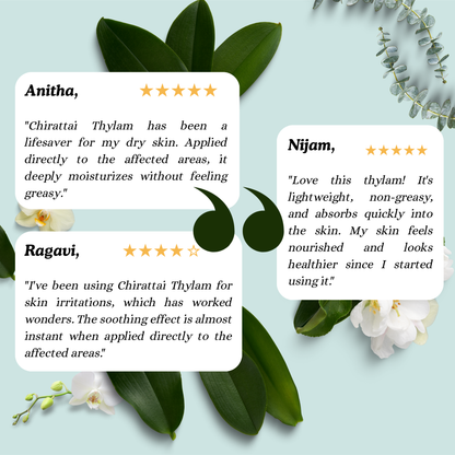 Chirattai Thylam: Natural Siddha Support for Skin Wellness and Hydration