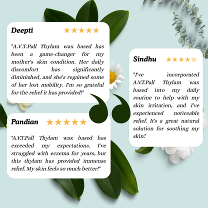 A.V.T.Pall Thylam (wax-based): Natural Siddha Support for Skin Wellness