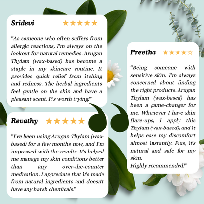 Arugan Thylam (wax-based): Natural Siddha Support for Skin Wellness and Seasonal Skin Comfort