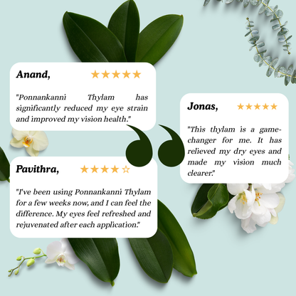 Ponnankanni Thylam: Natural Siddha Support for Eye Comfort and Scalp Wellness