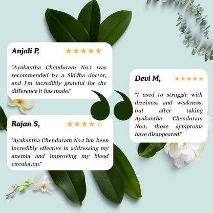 Ayakantha Chenduram No.1: Traditional Siddha Mineral Formulation for Iron Support and Vitality