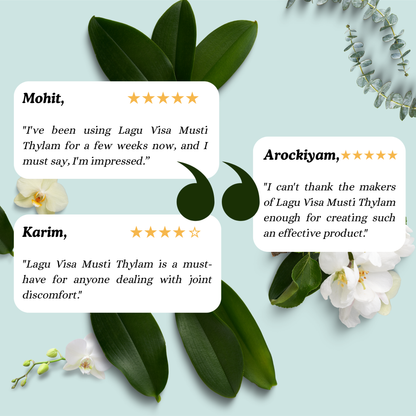 Lagu Visa Musti Thylam: Natural Siddha Support for Joint and Muscle Comfort