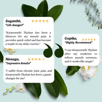 Karpoorathi Thylam: Natural Siddha Support for Muscle Comfort, Body Ease, and Breathing Comfort