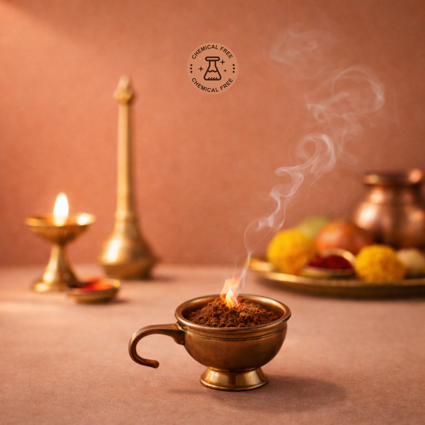 Breathe Easy & Soothe Irritation with Cowdung Cake Sampirani Powder: A Traditional Siddha Remedy