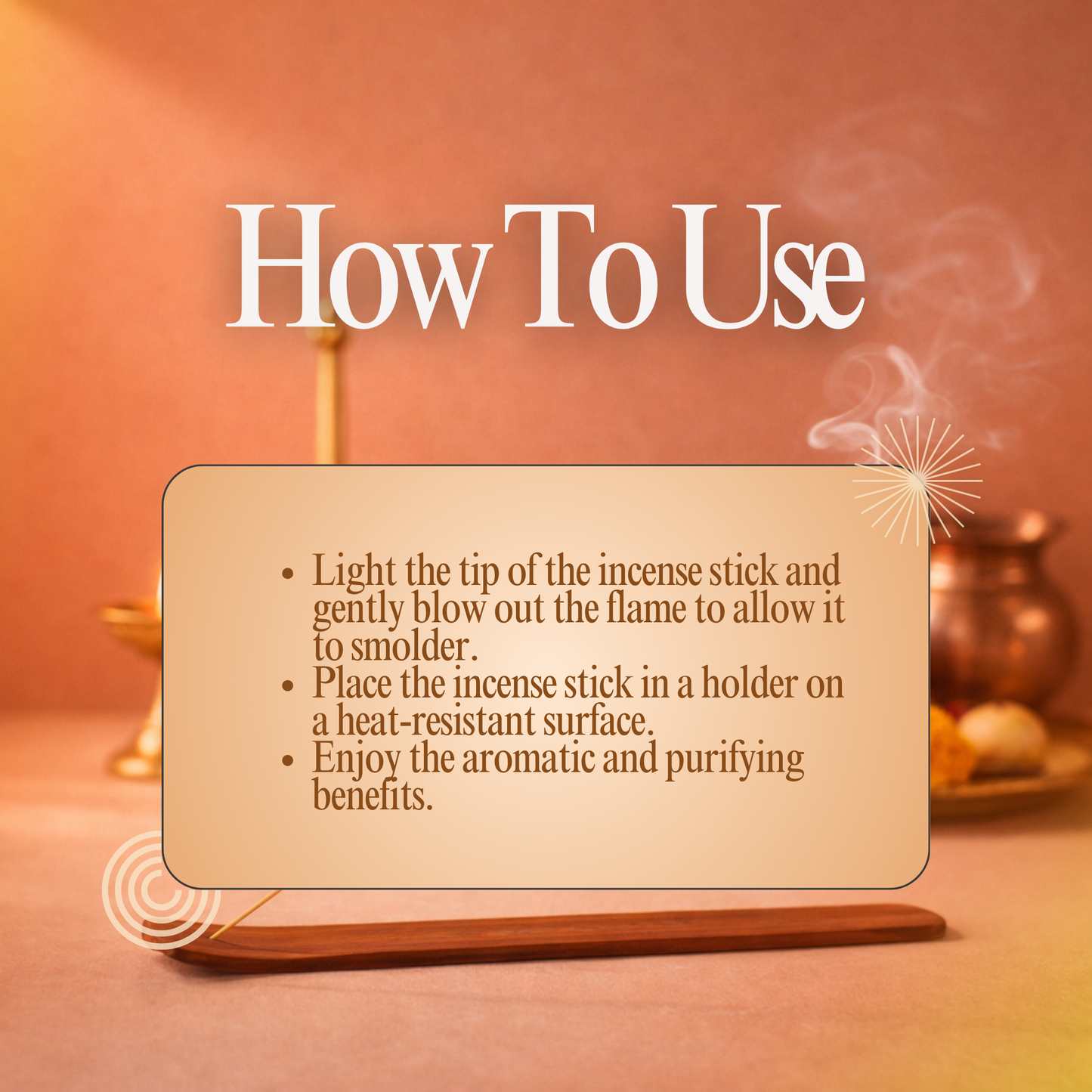 Enhance Well-being & Create a Sacred Space with Herbal Incense Sticks