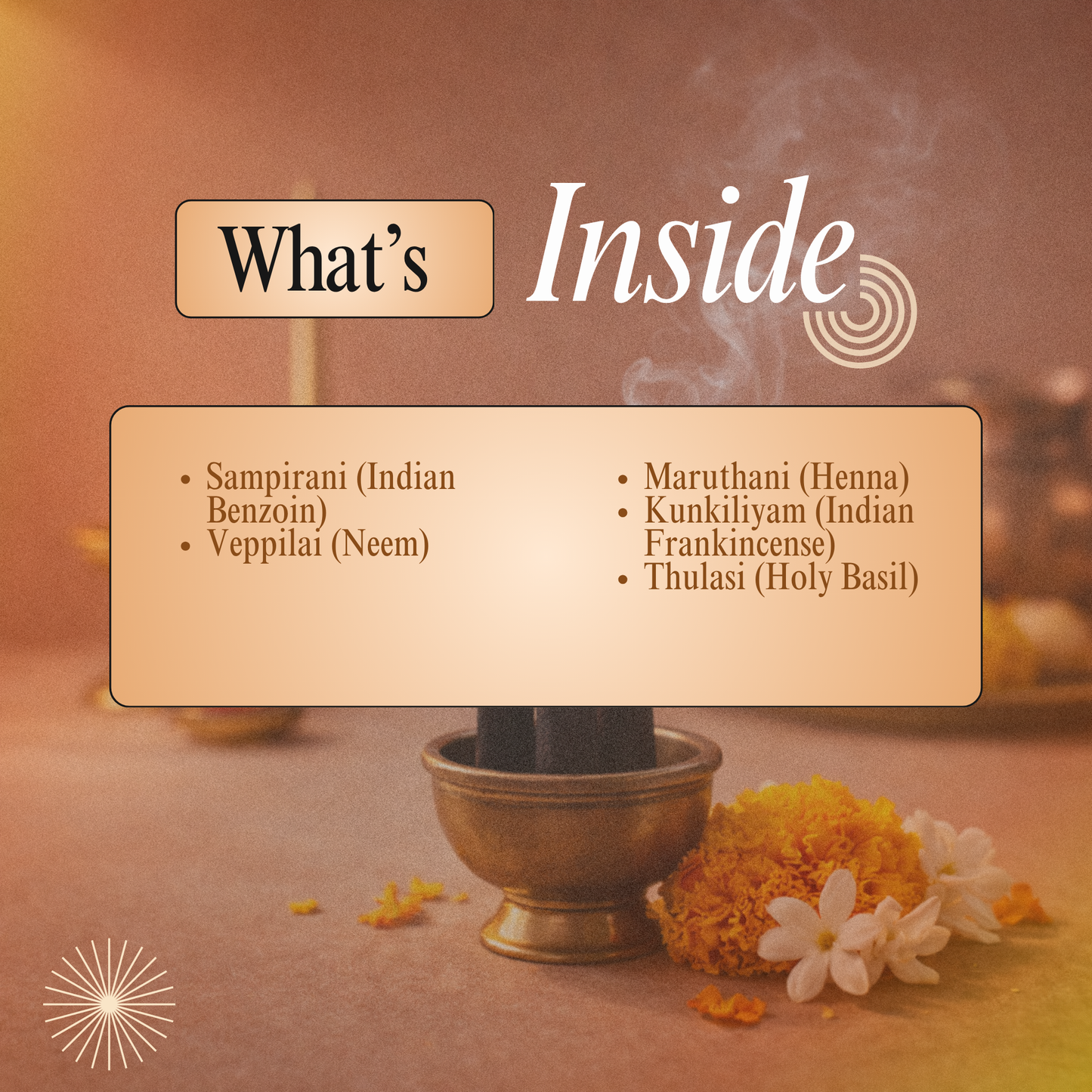 Purify Your Space and Enhance Well-being with Sampirani Dhoops: A Traditional Siddha Ritual