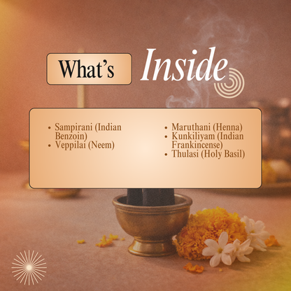 Purify Your Space and Enhance Well-being with Sampirani Dhoops: A Traditional Siddha Ritual