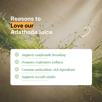 Adathoda Juice – Support Clear Breathing & Respiratory Wellness