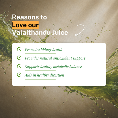 Valaithandu Juice - Natural Siddha Support for Kidney & Urinary Health