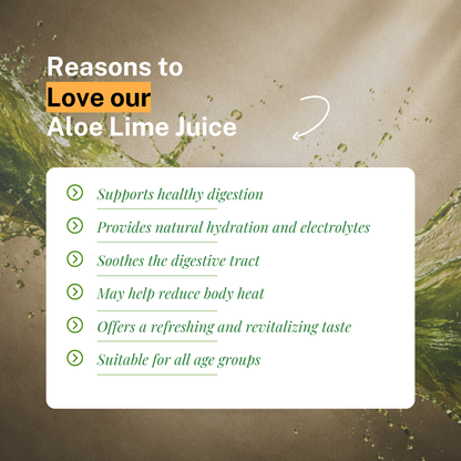 Aloe Lime Juice - Refresh, Rehydrate & Revitalise Naturally