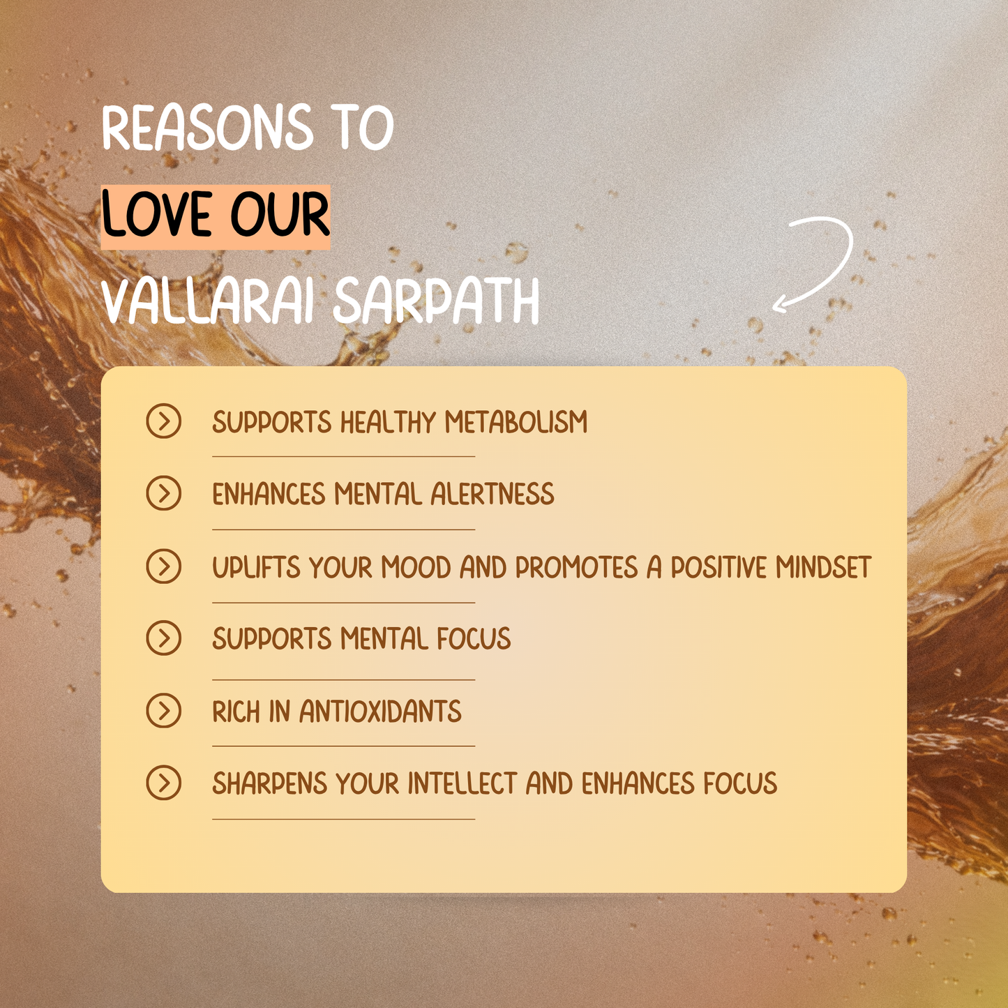 Rejuvenate Your Mind and Body with Vallarai Sarpath - Naturally promotes mental focus.