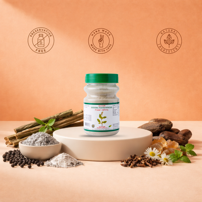 Natural Tooth Powder for Healthy Oral Care- Brindha Tooth Powder