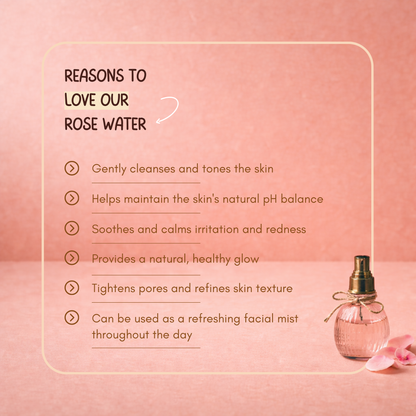 Pure Rose Water (Gulab Ark): Experience the Timeless Essence of Roses