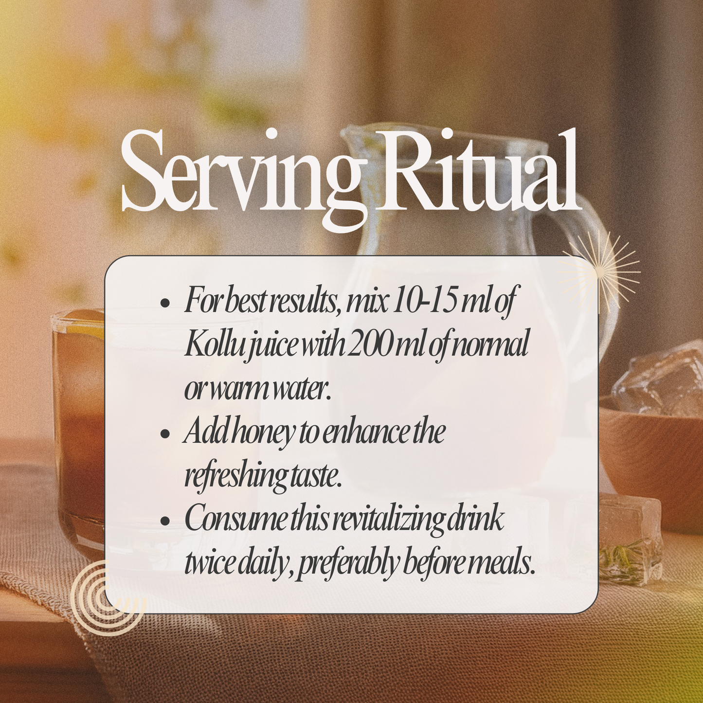 Kollu Juice - Support Active & Balanced Living with Siddha