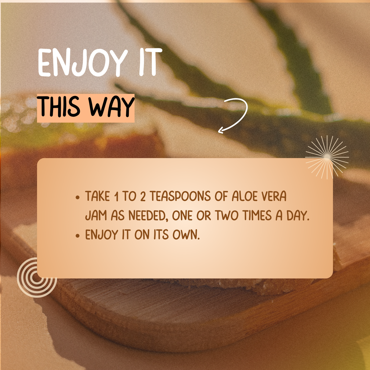 Cool Body Heat & Combat Fatigue with Aloe Vera Jam