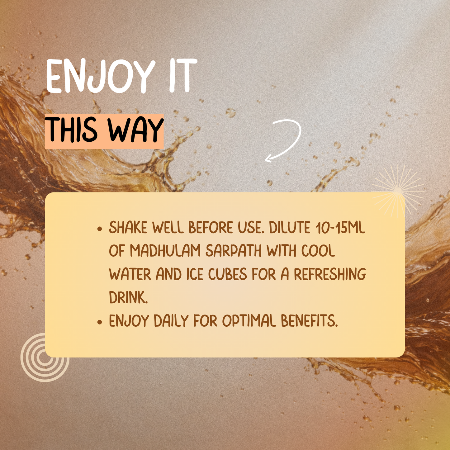 Refresh and Rejuvenate with Madhulam Sarpath - The antioxidant powerhouse!