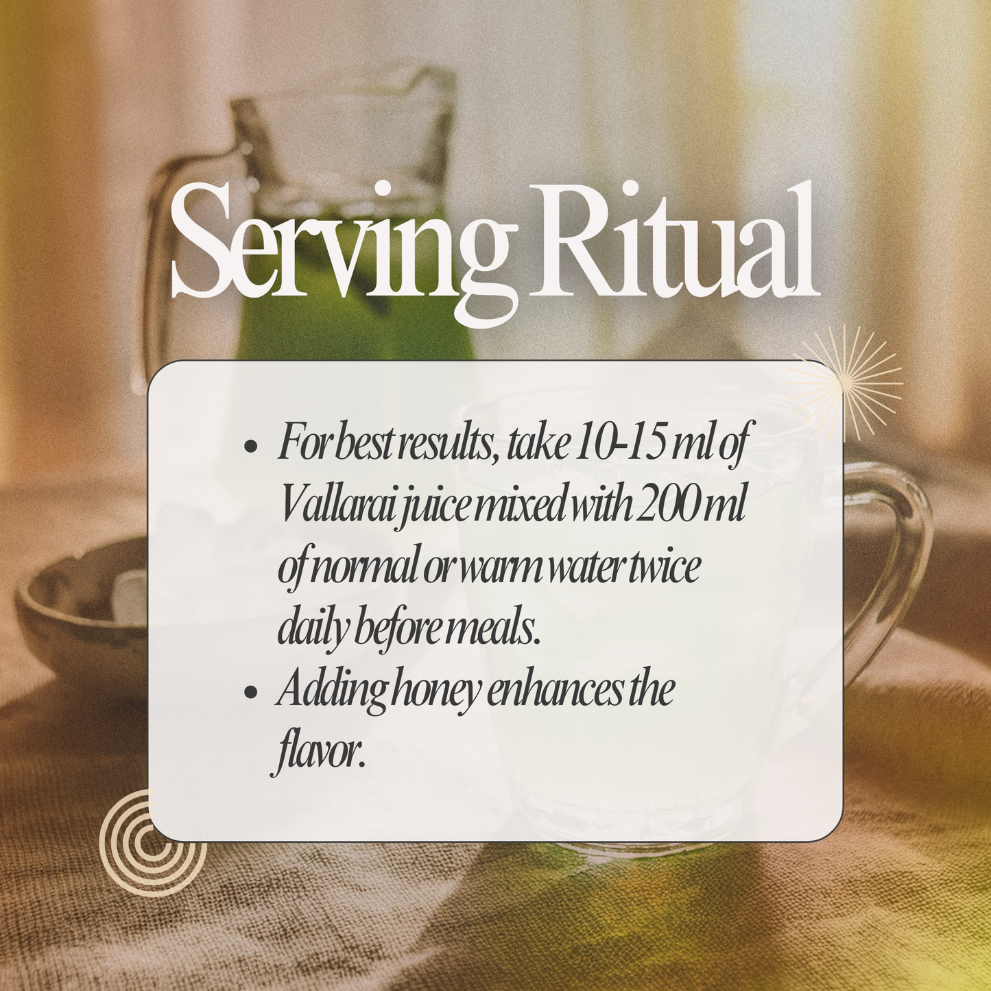 Vallarai Juice - Support Mental Clarity & Focus with Siddha Wisdom